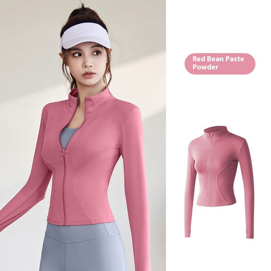 Chaqueta Deportiva Mujer Manga Larga Ajustada para Running, Fitness y Yoga - Image 8