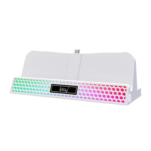 Base de Carga con Soporte Fijo y Lámpara RGB para Consolas de Juego - Image 6