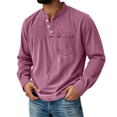 Playera de Manga Larga con Botones para Hombre Joven - Image 14