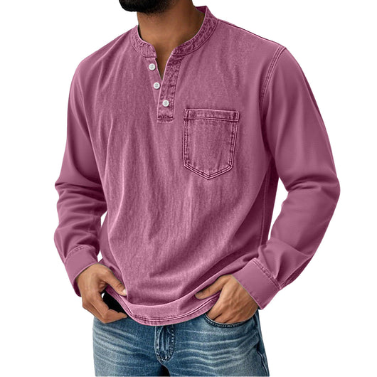 Playera de Manga Larga con Botones para Hombre Joven - Image 14