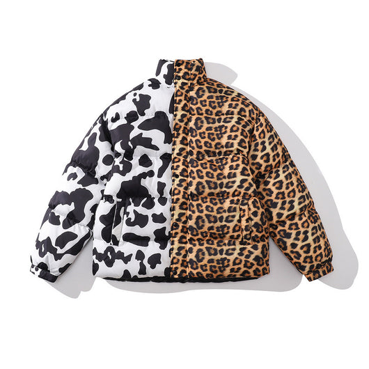 Chaqueta Acolchada Oversize con Bloques de Color - Algodón para Hombre y Mujer - Image 24