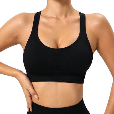Sostén Deportivo sin Costuras con Espalda Abierta y Relleno Moldeador - Image 8