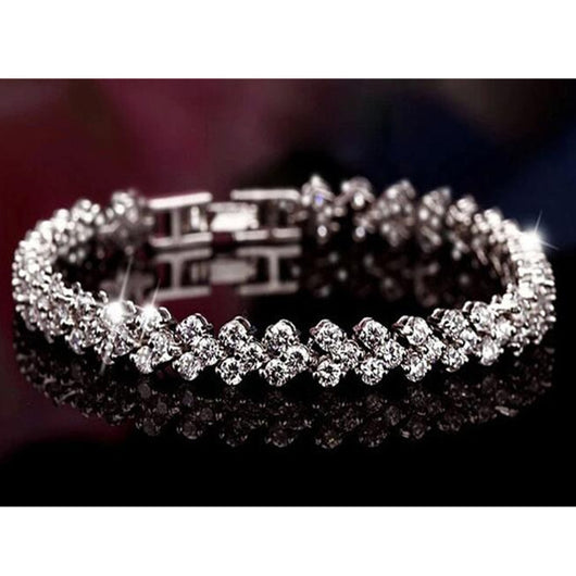 Pulsera de Circón Romana Elegante - Brazalete de Temperamento y Personalidad para Mujer - Image 6