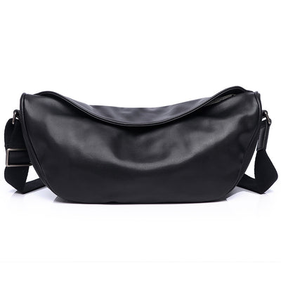Bolsa Bandolera Casual para Hombre con Diseño Asimétrico - Image 10