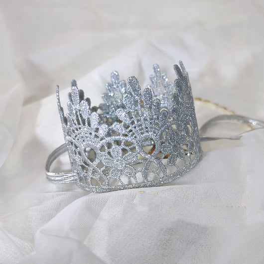 Diadema Corona Infantil Elegante para Fiestas y Cumpleaños - Image 2