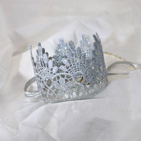 Diadema Corona Infantil Elegante para Fiestas y Cumpleaños