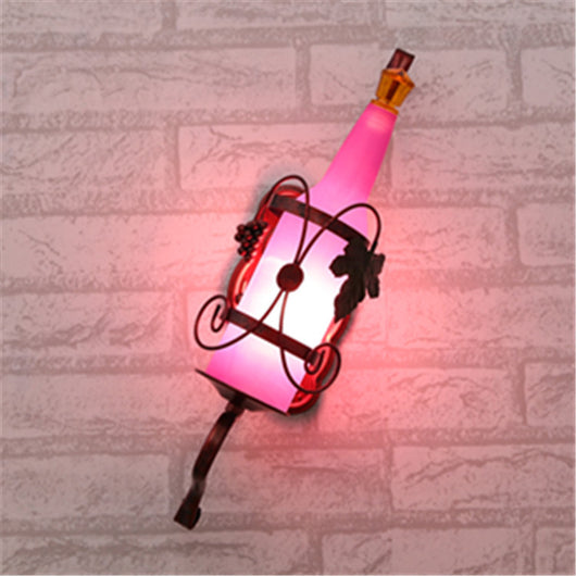 Lámpara de Pared Creativa Botella de Vino para Dormitorio - Image 8