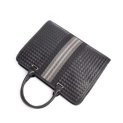 Maletín Profesional Hombre Crossbody Tejido - Bolsa Ejecutiva para Computadora - Image 11