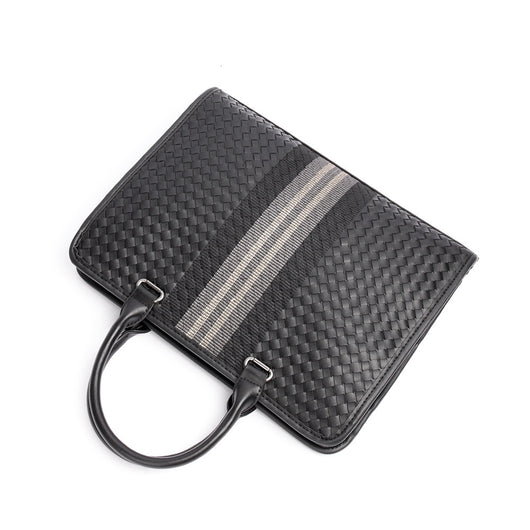 Maletín Profesional Hombre Crossbody Tejido - Bolsa Ejecutiva para Computadora - Image 11