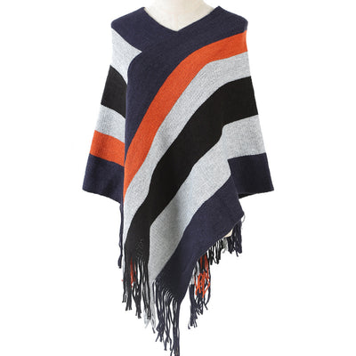 Chal de Moda con Rayas Estilo Europeo para Mujer - Image 13