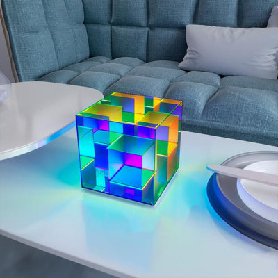 Cubo LED Luminoso Multicolor - Luz de Ambiente Inteligente - Image 4
