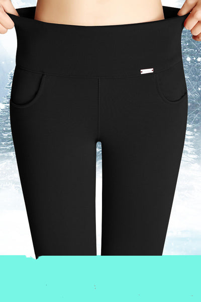 Leggings de Terciopelo Grueso para Mujer Talla Grande - Pantalones Ajustados Cálidos - Image 6