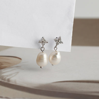Aretes de Plata Esterlina 925 con Circonitas Trébol de Cuatro Hojas para Mujer - Image 11