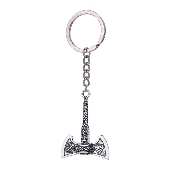 Llavero de Auto Hacha de Odín - Diseño Nórdico Premium