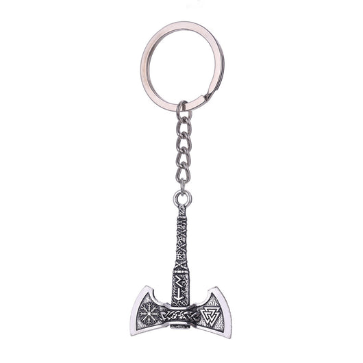 Llavero de Auto Hacha de Odín - Diseño Nórdico Premium