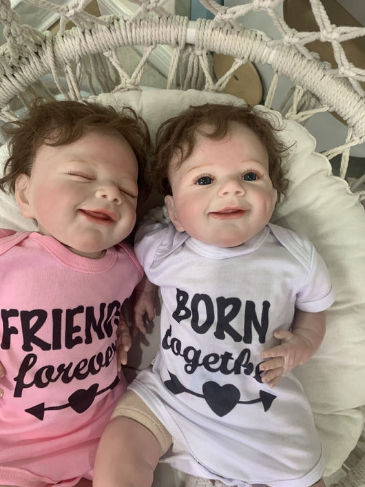 Muñeca Bebé Reborn Gemelas con Detalles Realistas - Image 9