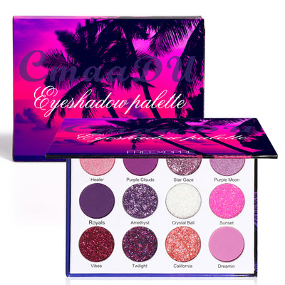 Paleta de Sombras Glitter 12 Colores Creativos para Ojos - Image 12