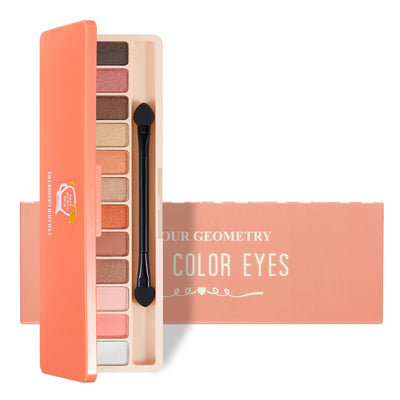 Paleta de Sombras 12 Colores Tonos Nude - Maquillaje Principiantes - Image 8