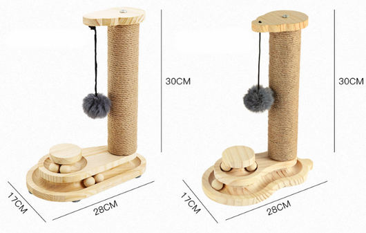 Juguete Giratorio para Gatos de Madera Maciza - Palo Interactivo Resistente y Divertido - Image 20