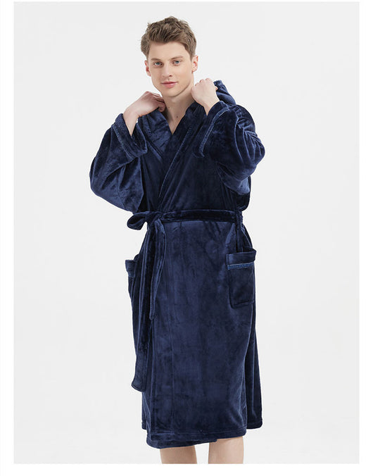 Pijama Franela Azul Marino para Hombre - Image 7