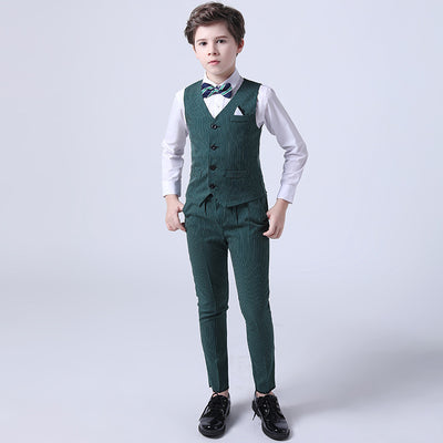 Conjunto de Verano para Niños: Chaleco y Pantalón a Rayas - Image 2