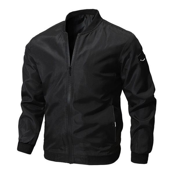Abrigo Casual de Hombre Liso para Primavera y Otoño