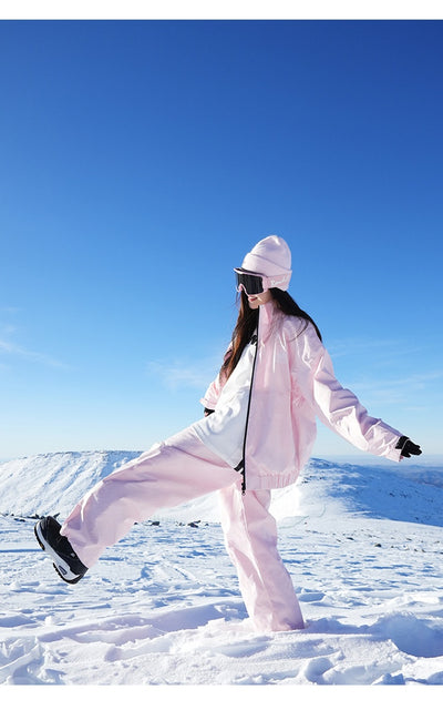 Conjunto de Abrigo Impermeable para Pareja - Chaqueta y Pantalón Térmico para Deportes de Invierno - Image 11