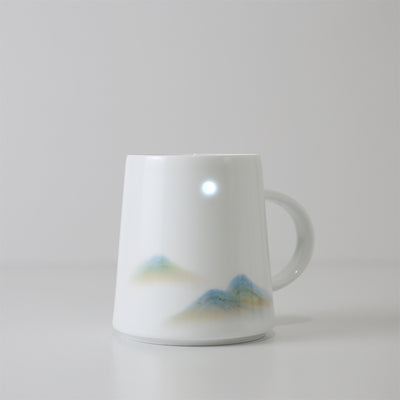 Taza Cerámica Río y Montaña Verde - Image 5