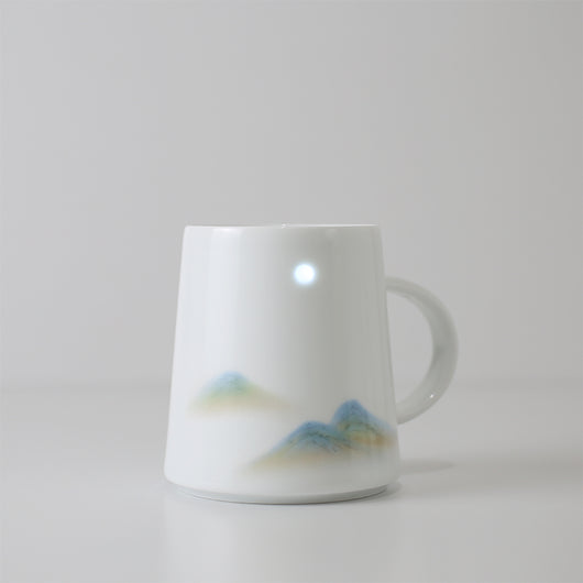 Taza Cerámica Río y Montaña Verde - Image 5