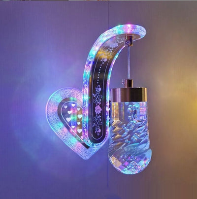 Lámpara de Pared Colgante de Cristal Acrílico Ovalado con Luz Cálida para Hoteles y Dormitorios - Image 7
