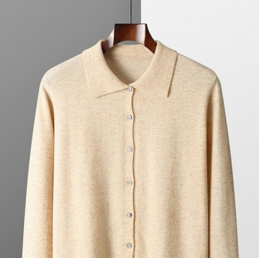 Camisa Interior Clásica de Botones y Color Sólido para Hombre - Image 2