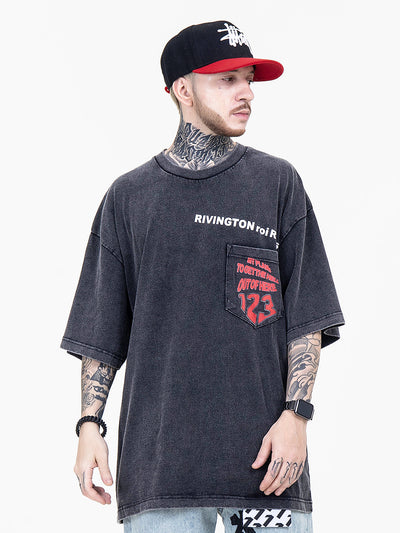 Playera Suelta Urbana de Cinco Puntas con Mangas Trendy - Image 17