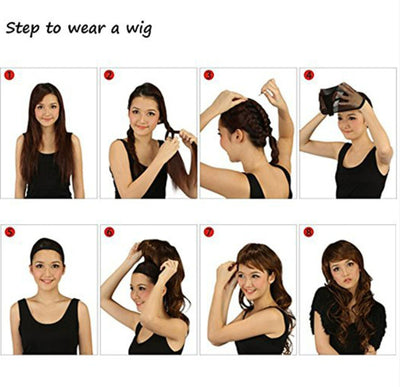 Peluca Corta Rubia Dorada con Malla - Estilo Liso y Moderno - Image 3