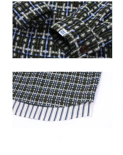 Abrigo Camisa Retro con Solapas y Detalles de Costura Decorativa - Image 12