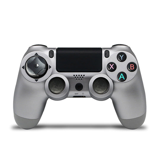 Rose gold wireless game controller with dual vibration, Bluetooth, and action buttons for PS4, PC, and P3. - Image 28