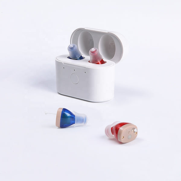 Audífonos Recargables Inteligentes con Amplificación de Sonido y Control de Ruido