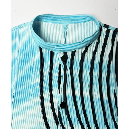 Chaleco Casual de Cuello Alzado con Estampado para Hombre - Perfecto para Verano - Image 15