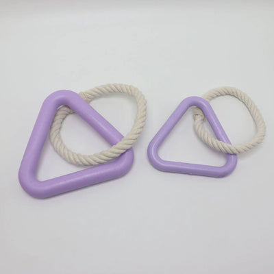 Juguete Interactivo de Cuerda para Perros - Anillo Triangular Resistente a Mordidas - Image 5
