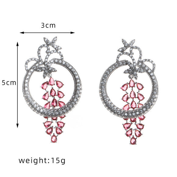 Aretes de Plata Esterlina para Niñas - Diseño Oversize Moderno