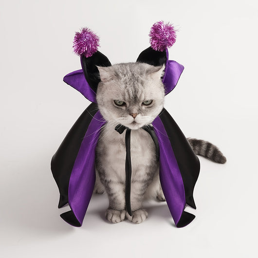 Disfraz de Demonio para Mascotas - Capa y Cuernos Halloween - Image 2