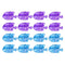 Azul And Morado 16 Piezas