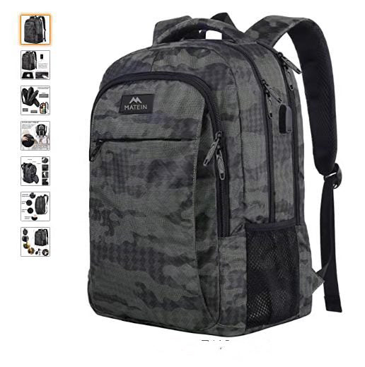 Mochila Portacomputadora Recargable para Viajes y Trabajo - Image 4