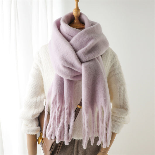 Bufanda Térmica Versátil con Borlas Extendidas para Invierno - Image 62