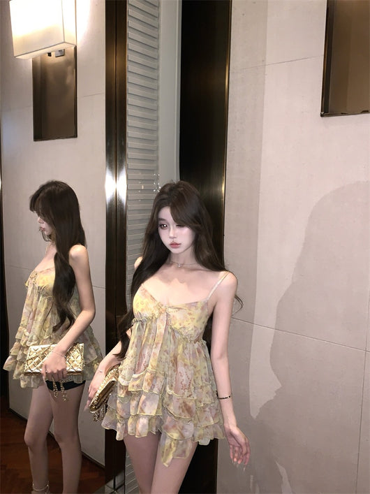 Camiseta Floral con Volantes Elegante y Sensual - Image 18