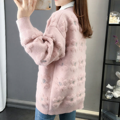 Suéter Calado Tejido para Mujer - Diseño Primavera Moderno - Image 9