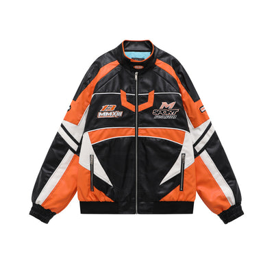 Chaqueta Personalizada con Cuello Alto y Cierre de Cremallera - Image 4