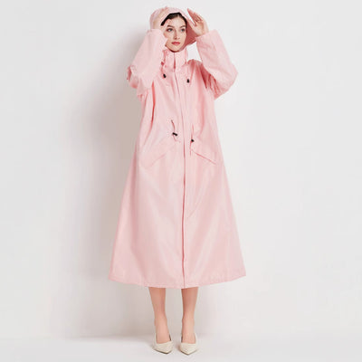 Gabardina Impermeable de Largo Medio para Mujer - Image 4
