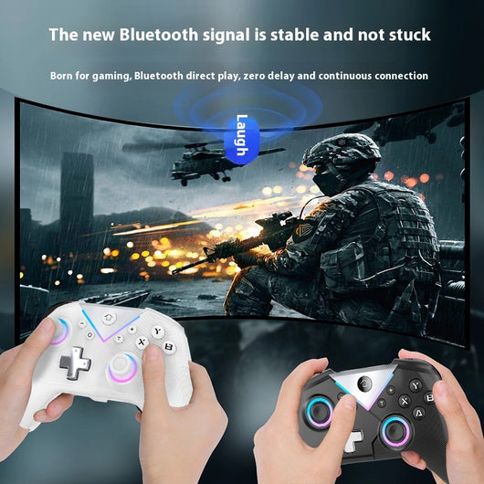 Control Inalámbrico Bluetooth con Vibración Hall Trigger para Nintendo Switch - Image 19