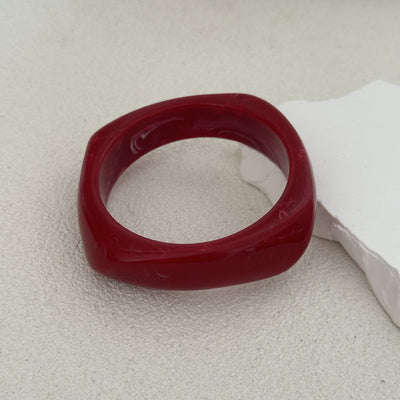 Pulsera Geométrica Roja Minimalista Estilo Europeo - Image 15