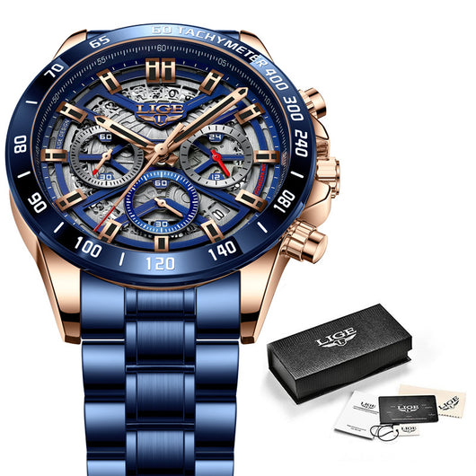 Reloj Multifuncional de Cuarzo Hueco con Diseño Innovador y Resistencia al Agua - Image 10